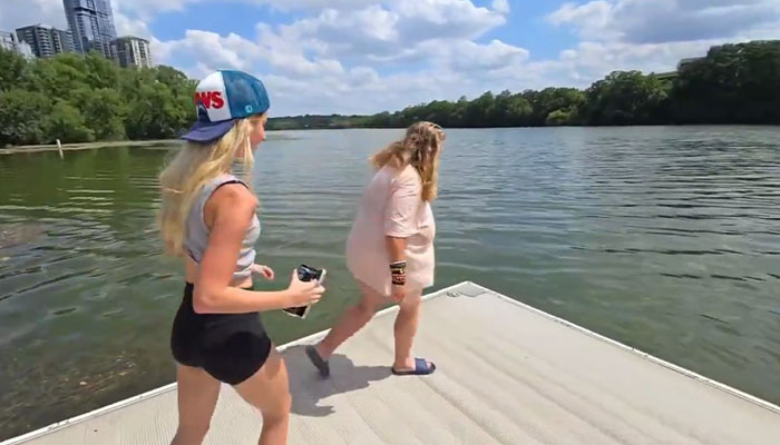 "The Lady Wanted To Swim": Kick Streamer Under Fire After Paying Non-Swimmer To Jump Into Lake "The Lady Wanted To Swim": Kick Streamer Under Fire After Paying Non-Swimmer To Jump Into Lake