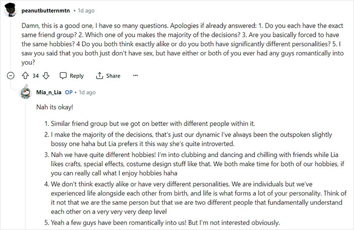 “Feels Like Someone Messing With Your Body”: Conjoined Twin Shares Intimate Lifestyle Details “Feels Like Someone Messing With Your Body”: Conjoined Twin Shares Intimate Lifestyle Details