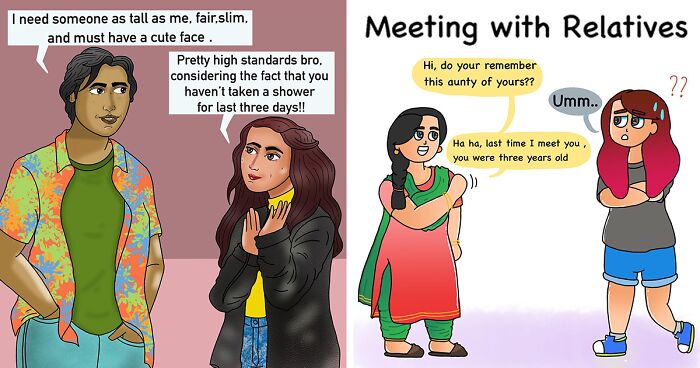 Artist Created 55 Comics To Showcase The Difficulties Girls Deal With Every Day