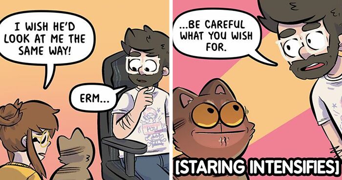 39 Cute And Relatable Comics About Life With A Boyfriend And Four Cats, By This Artist (New Pics)