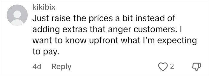 Woman Asks Important Questions After Finding A "Kitchen Service Tax" On Her Bill Woman Asks Important Questions After Finding A "Kitchen Service Tax" On Her Bill