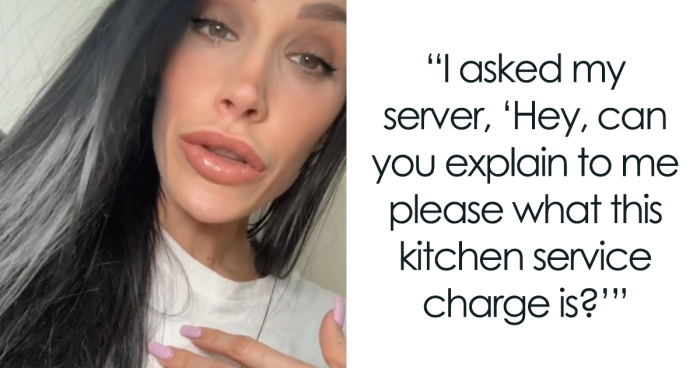 Woman Asks Important Questions After Finding A “Kitchen Service Tax” On Her Bill