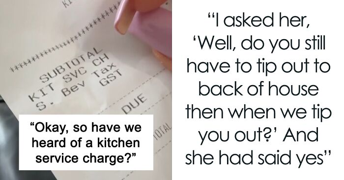 “Kitchen Service Tax”: Woman Is Confused About A Charge She Found On Her Bill