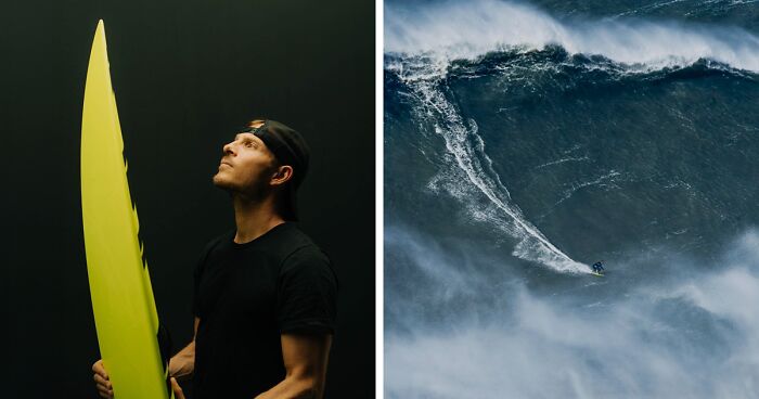 Sebastian Steudtner May Have Broken His Own Record By Riding A 93.73-Foot Wave In Nazaré