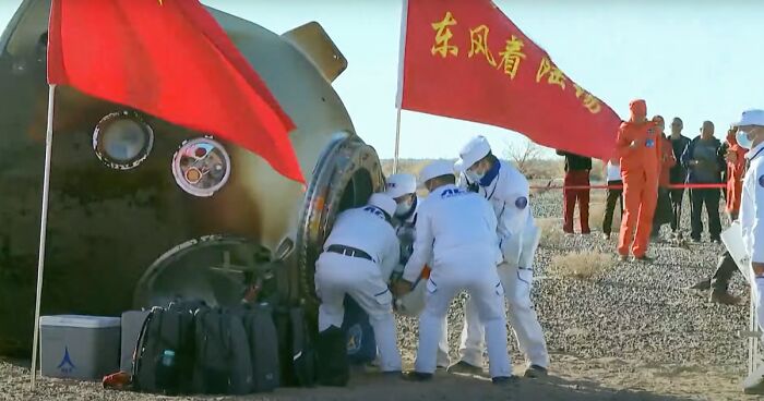 After 6-Month Space Mission, China’s Shenzhou 17 Astronauts Returned To Earth