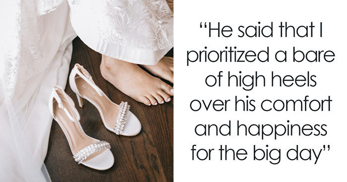 Guy Doesn’t Want His Bride To Wear High Heels At The Wedding, Complains To His Mom