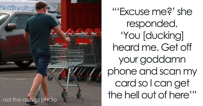 Boomer Thinks He Can Disrespect Cashier, Passerby Decides To Meet Him At His Job For A Lesson