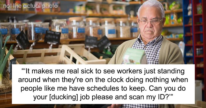 Boomer Regrets Snapping At A Cashier When Nearby Customer Threatens To Report It To His Workplace