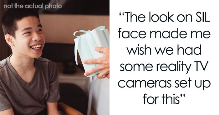 SIL Can’t Resist Swapping Gifts On Son’s B-Day, Goes Red As A Tomato When He Opens It