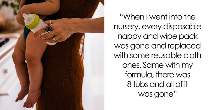 “AITA For Kicking SIL Out After She Threw Away Most Of My Single-Use Baby Products & Formula?”