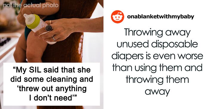“Every Disposable Nappy And Wipe Pack Was Gone”: “Crunchy Parent” SIL Dumps New Mom’s Essentials