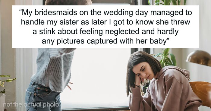“I See That As A Courteous Thing”: Mom Excluded From Sister’s Wedding Group Photoshoot For Nursing