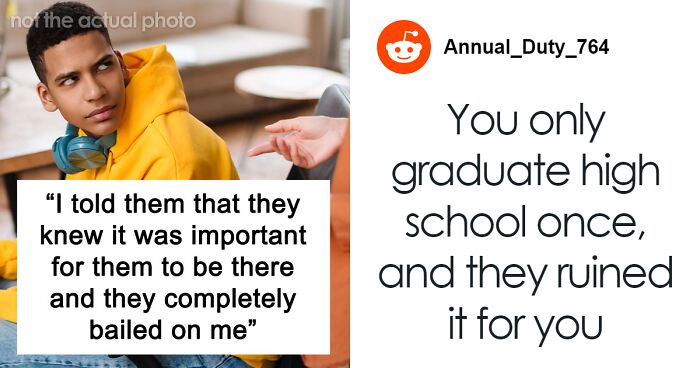 Parents Abandon Teen On Graduation, Lash Out When He Won’t Redo Cap And Gown Pictures