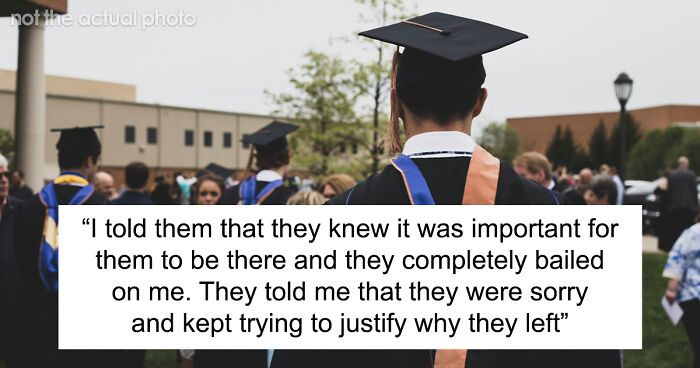 Parents Abandon Teen On Graduation, Lash Out When He Won’t Redo Cap And Gown Pictures