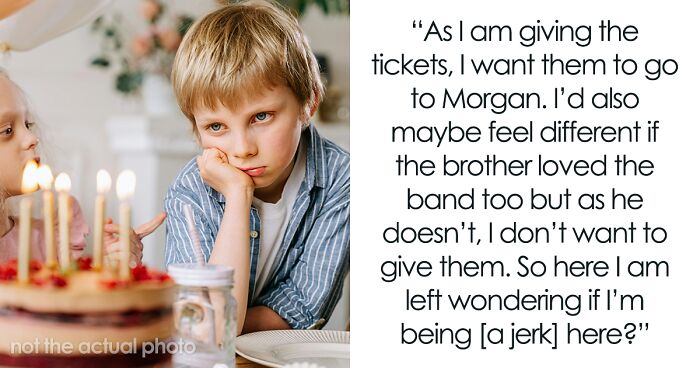 Teen Is Gifted 2 Concert Tickets For Her B-Day, Has To Give Them Up As Mom Wants To Take Her Brother