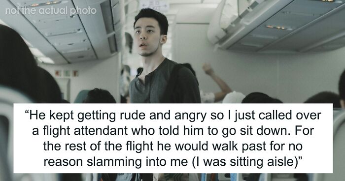 Woman Pays $55 For Her Plane Seat, Man Starts Harassing Her When She Doesn’t Let Him Sit There
