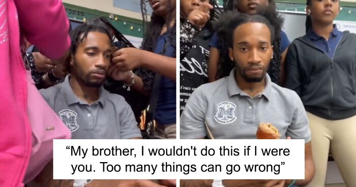 Teacher Sparks Controversy After Posting Video Of Students Unbraiding His Hair, Ends Up Fired