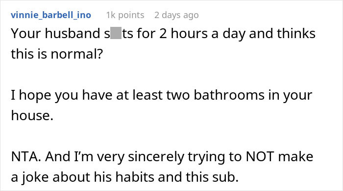 Woman Has To Constantly Accommodate For Husband’s Pooping Schedule, Forces Him To See A Doctor