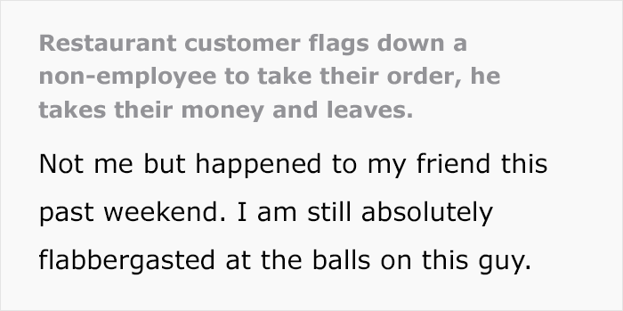 Woman’s Food Order Is Lost And No One Recalls Serving Her, Manager Shocked To Learn What Happened Woman’s Food Order Is Lost And No One Recalls Serving Her, Manager Shocked To Learn What Happened