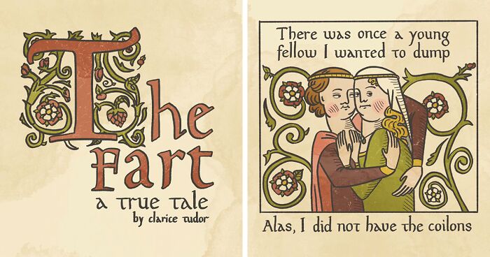 Artist Merges Medieval Elegance With Modern Dating, Resulting In Hilarious Comic