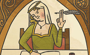 “The Fart: A True Tale” - Artist Illustrates Modern Situationship Disguised As A Medieval Romance