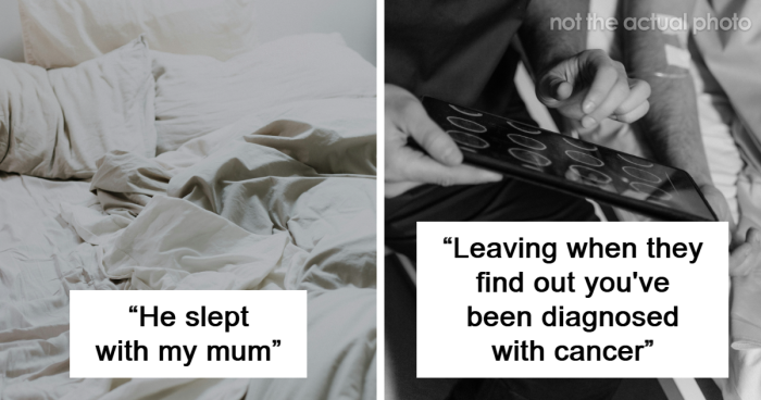 75 Of The Most Unforgivable Things Done By People’s Exes