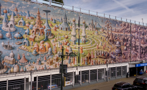 “Through The Eyes Of Hieronymus Bosch”: Digital Art Collective Smack Creates 53 Meters-Wide Artwork