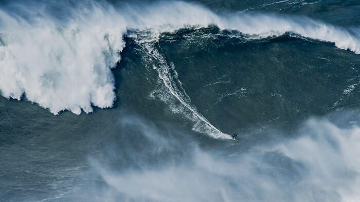 ‘Surfing The Unsurfable’: World Record Holder Sebastian Steudtner Rides A 93.73-Foot Wave