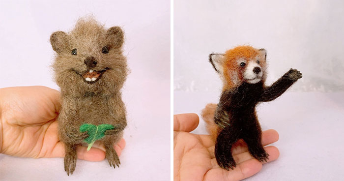 I Needle Felt Realistic-Looking Animals (23 Pics)