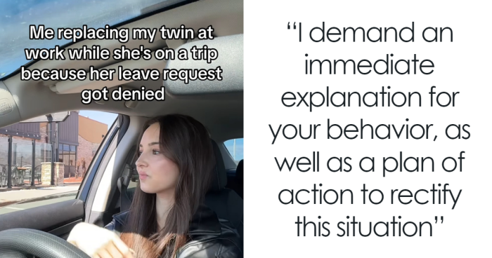 “I’m Utterly Appalled”: Boss Sends Warning After Employee’s Twin Sister “Replaces” Her At Work