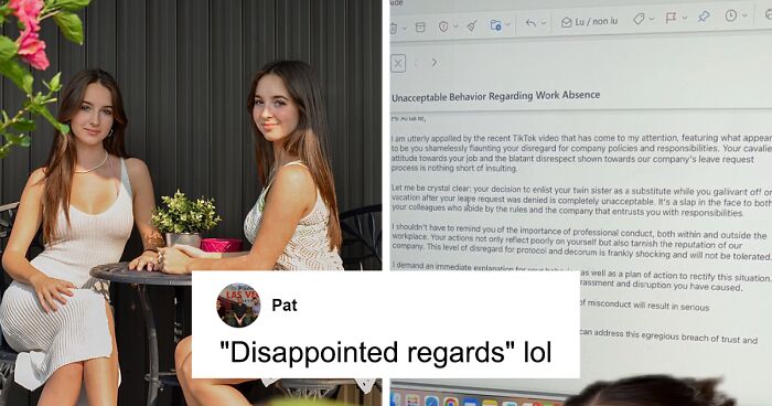Woman Gets Furious Email From Boss After Twin’s Video Suggests She Took Her Place At The Office