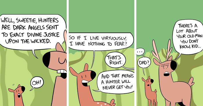 70 Wholesome Comics Featuring Wolves That Might Put You In A Positive Headspace By This Artist