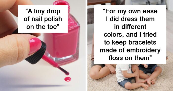 35 Fun Ways Parents Were Actually Able To Tell Their Twins Apart