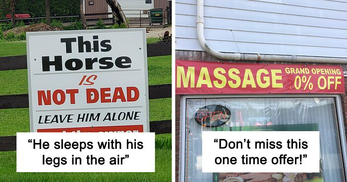57 Funny And Confusing Signs, As Shared By This Online Community
