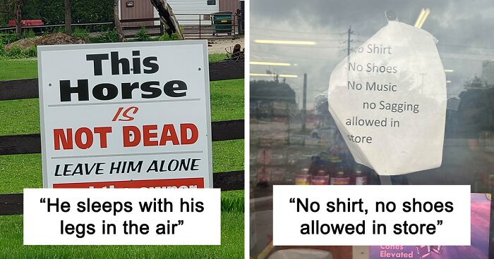 57 Funny And Confusing Signs, As Shared By This Online Community