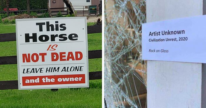 57 Funny Signs That Defy Logic And Common Sense, Posted In This Online Group
