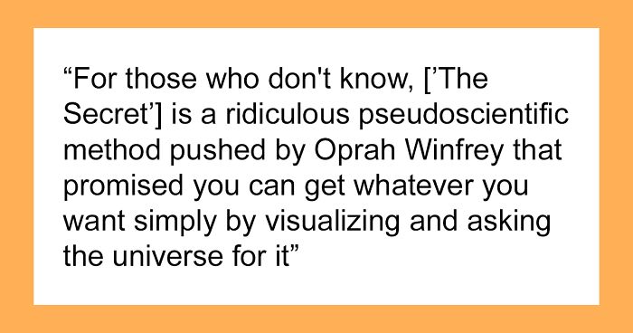 Woman Doesn’t Believe In Oprah’s “Secret” Method, Gets Mobbed By Colleagues For It, But Has Her Revenge