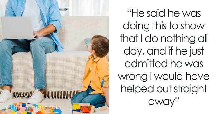 Husband Claims Taking Care Of Kids While Working From Home Is Easy, Gets Hit By Reality