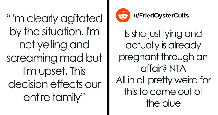 Man Doesn’t Want To Take Care Of Wife While She’s Pregnant With A Surrogate Baby She Applied For