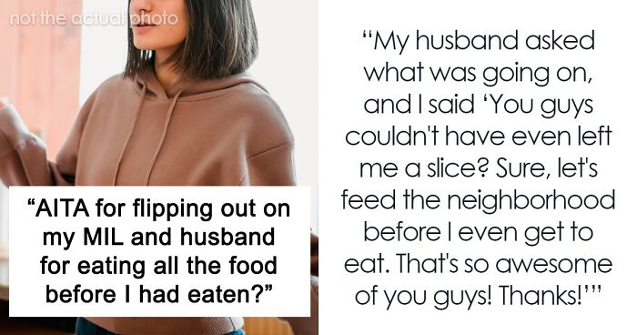 Man Refuses To Tell Mom To Stop Eating Wife’s Food, Plays The Victim When She Lashes Out