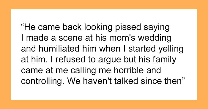 “AITA For ‘Causing A Scene’ At My MIL’s Wedding After I Found Out That My Husband Was There?”