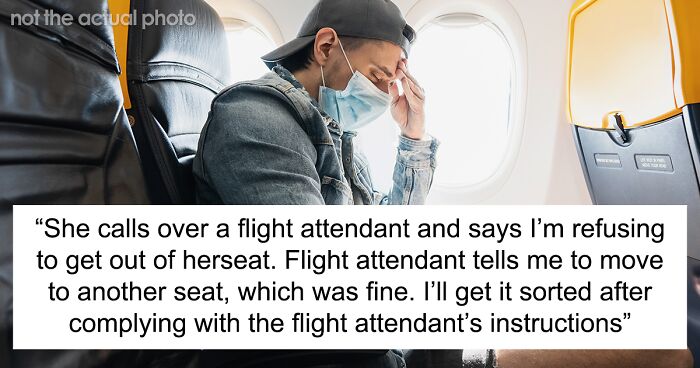 Woman Is Rude About Guy Being In Her Plane Seat, Gets Real Quiet After She’s Asked To Move