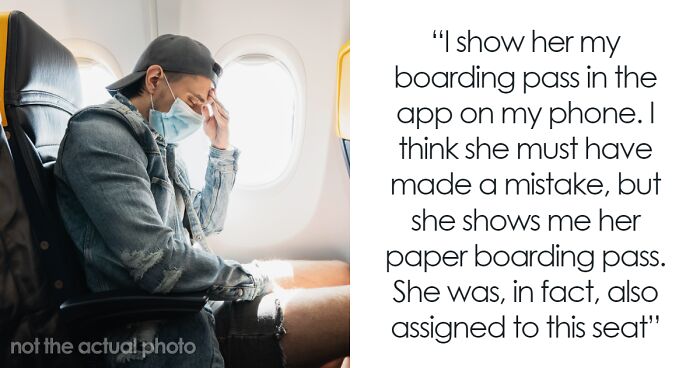 Woman Is Rude About Guy Being In Her Plane Seat, Gets Real Quiet After She’s Asked To Move