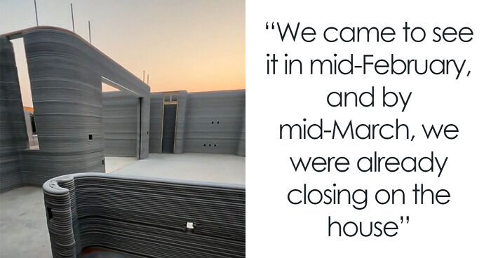 Internet Stunned By Couple’s Move Into Four-Bedroom, Three-Bathroom House Made By 3D Printer