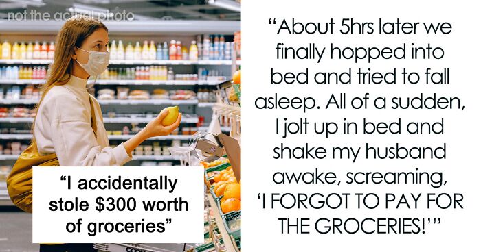 Woman Shakes Husband Awake In Panic After Realizing They Forgot To Pay For $300 Worth Of Groceries