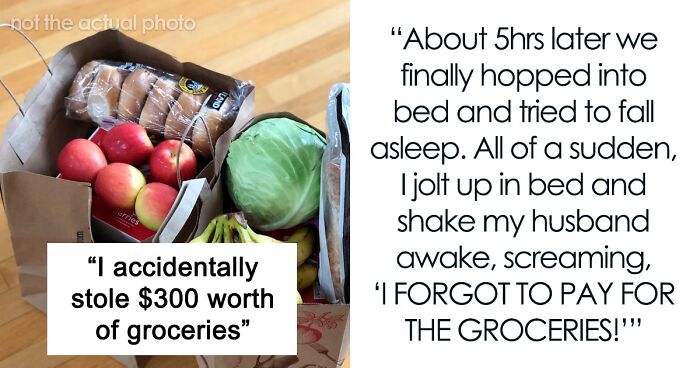 Woman Shakes Husband Awake In Panic After Realizing They Forgot To Pay For $300 Worth Of Groceries