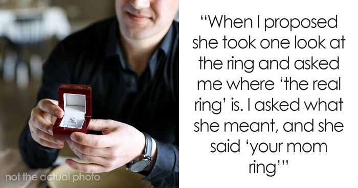 Woman Upset BF Didn’t Propose With Diamond Ring Made From His Mother’s Ashes