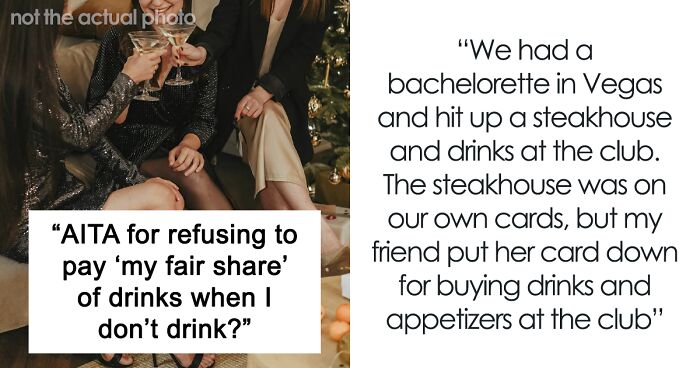 Woman Refuses To Split Bill Because She Doesn’t Drink, Gets Mixed Reactions