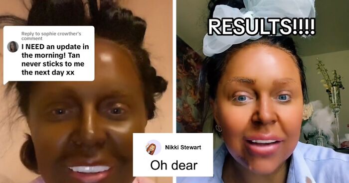 Woman Turns Green After Using Multiple Fake Tanners At Once