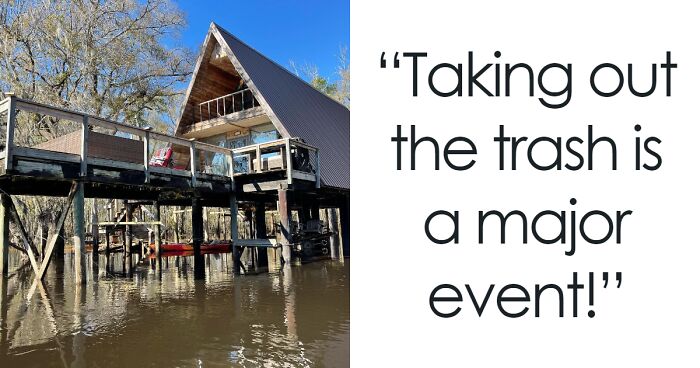 Woman Who Lives Surrounded By Alligator-Infested Waters Defends “Peaceful” Lifestyle